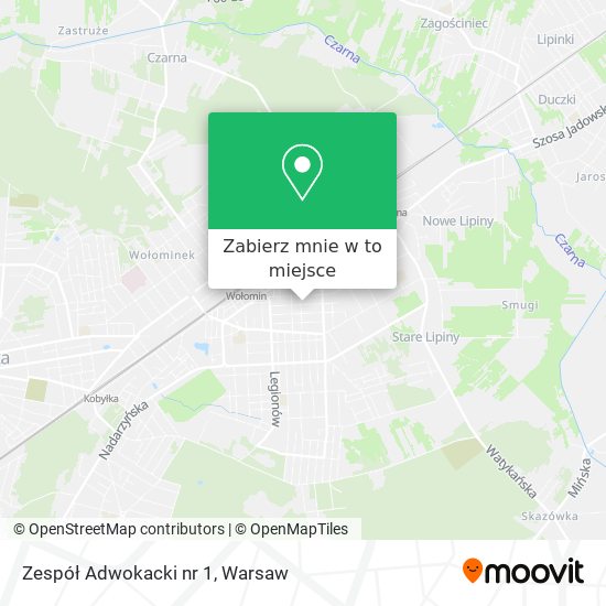 Mapa Zespół Adwokacki nr 1