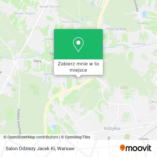 Mapa Salon Odziezy Jacek Ki