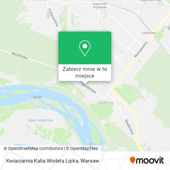 Mapa Kwiaciarnia Kalia Wioleta Lipka