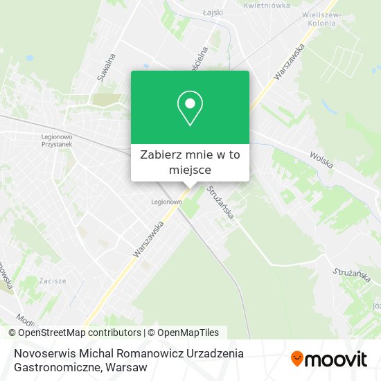 Mapa Novoserwis Michal Romanowicz Urzadzenia Gastronomiczne