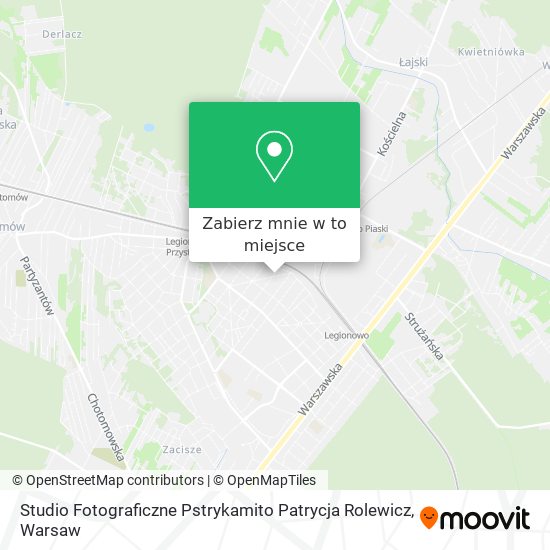 Mapa Studio Fotograficzne Pstrykamito Patrycja Rolewicz