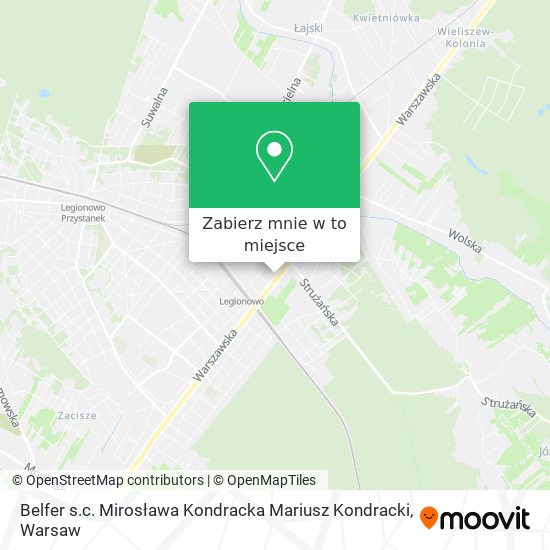 Mapa Belfer s.c. Mirosława Kondracka Mariusz Kondracki