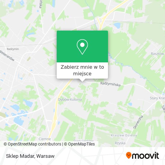 Mapa Sklep Madar