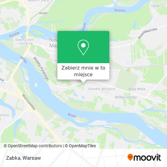 Mapa Zabka