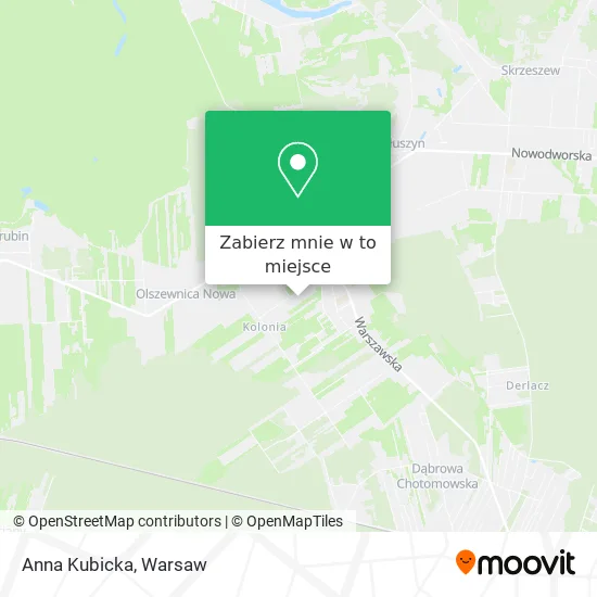 Mapa Anna Kubicka