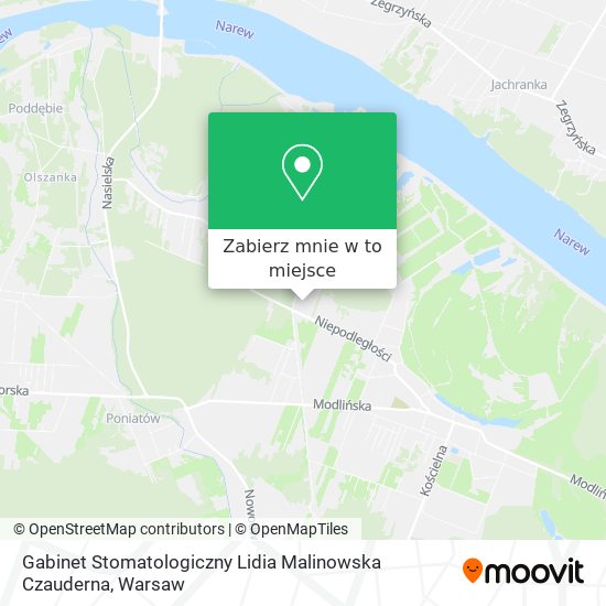 Mapa Gabinet Stomatologiczny Lidia Malinowska Czauderna