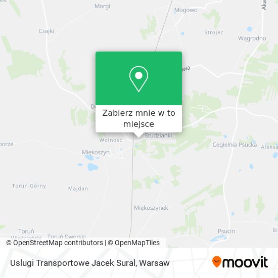 Mapa Uslugi Transportowe Jacek Sural