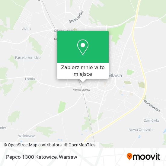 Mapa Pepco 1300 Katowice