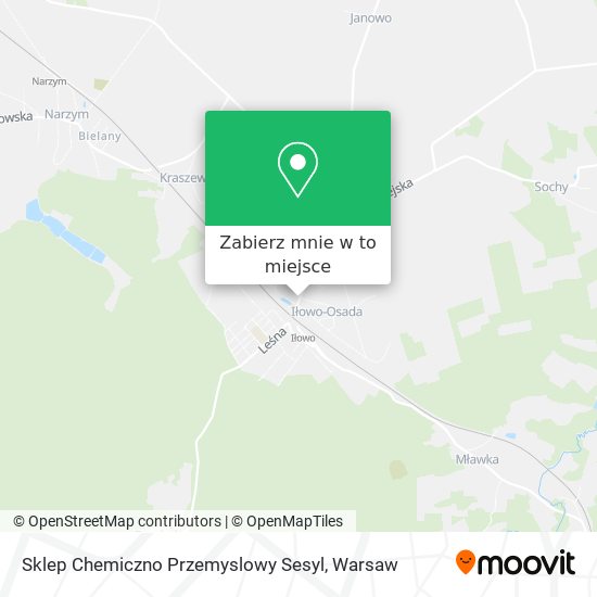 Mapa Sklep Chemiczno Przemyslowy Sesyl