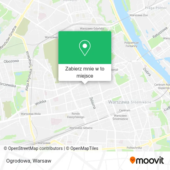 Mapa Ogrodowa
