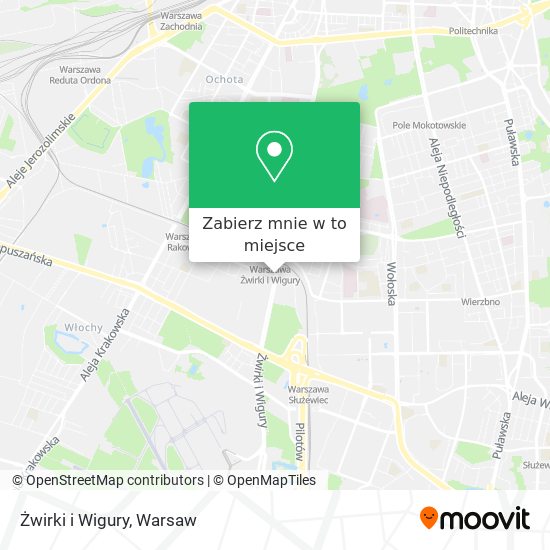 Mapa Żwirki i Wigury