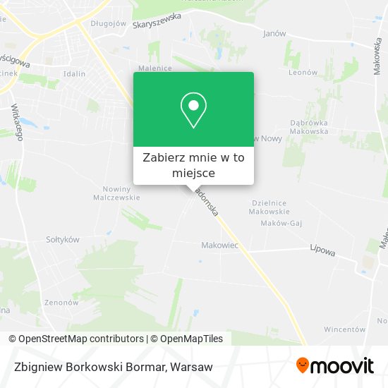 Mapa Zbigniew Borkowski Bormar