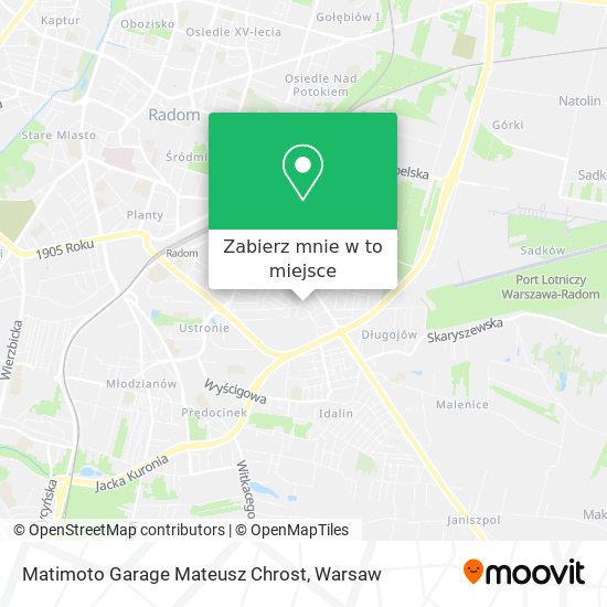 Mapa Matimoto Garage Mateusz Chrost