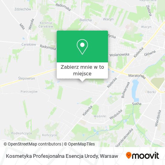 Mapa Kosmetyka Profesjonalna Esencja Urody