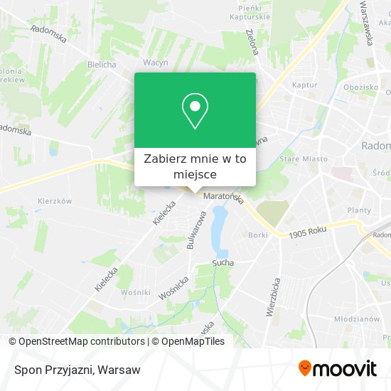 Mapa Spon Przyjazni