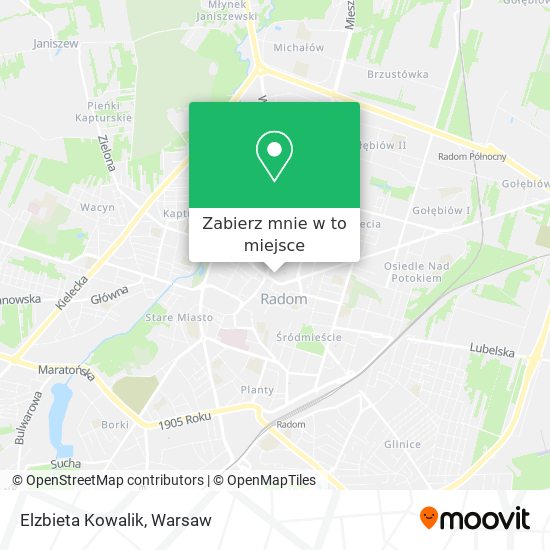 Mapa Elzbieta Kowalik