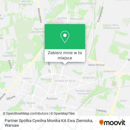 Mapa Partner Spółka Cywilna Monika KA Ewa Ziemiska