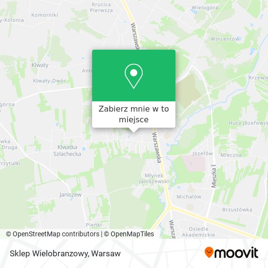 Mapa Sklep Wielobranzowy