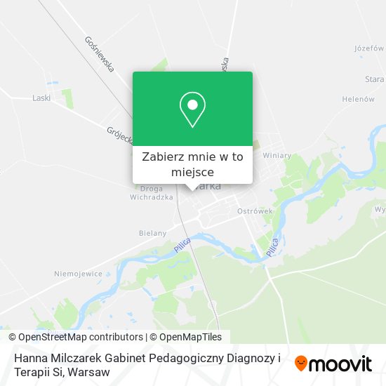 Mapa Hanna Milczarek Gabinet Pedagogiczny Diagnozy i Terapii Si