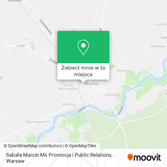 Mapa Sabała Marcin Ms Promocja i Public Relations