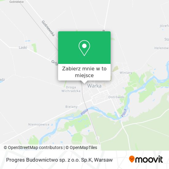 Mapa Progres Budownictwo sp. z o.o. Sp.K