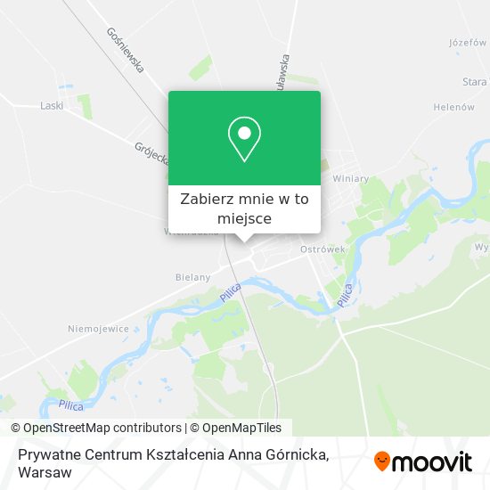 Mapa Prywatne Centrum Kształcenia Anna Górnicka