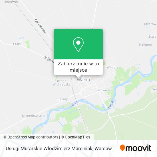 Mapa Usługi Murarskie Włodzimierz Marciniak