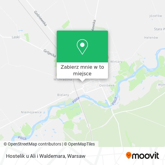 Mapa Hostelik u Ali i Waldemara