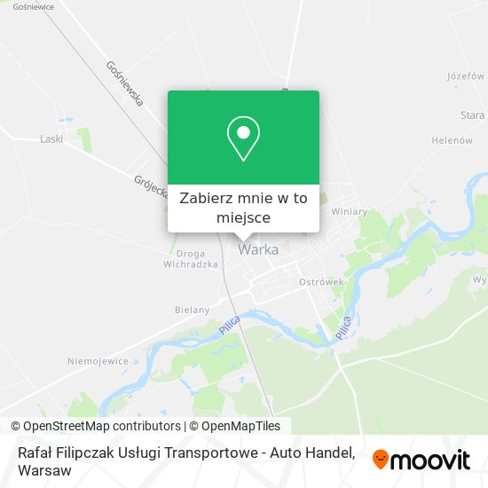 Mapa Rafał Filipczak Usługi Transportowe - Auto Handel