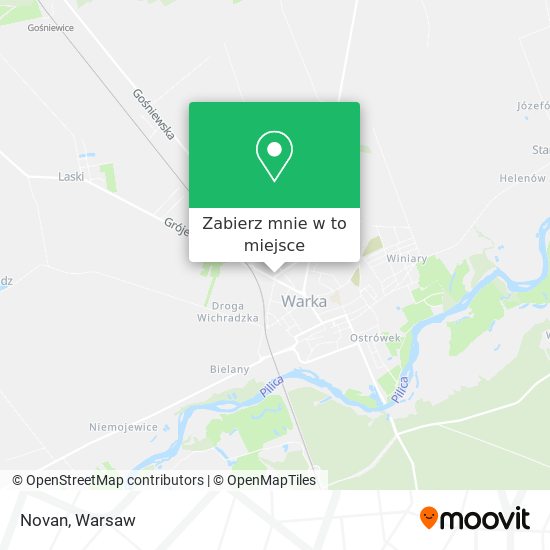 Mapa Novan