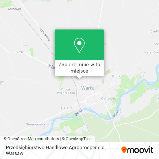 Mapa Przedsiębiorstwo Handlowe Agroprosper s.c.