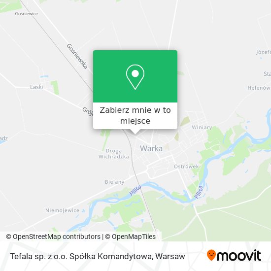 Mapa Tefala sp. z o.o. Spółka Komandytowa