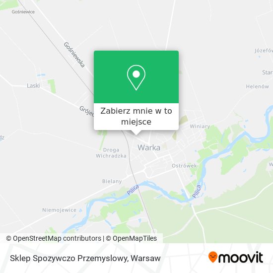 Mapa Sklep Spozywczo Przemyslowy