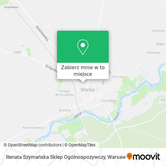 Mapa Renata Szymańska Sklep Ogólnospożywczy