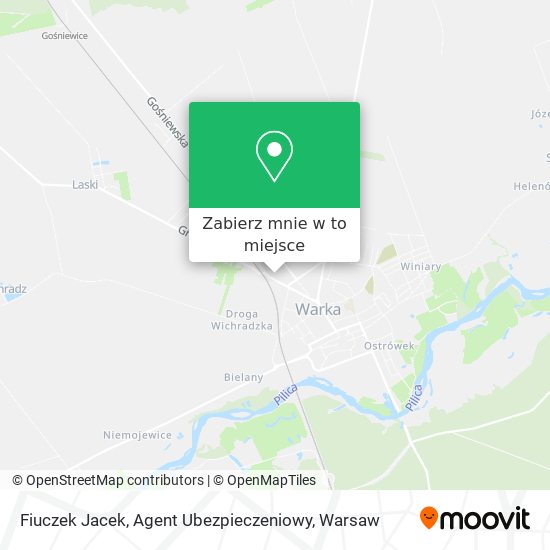 Mapa Fiuczek Jacek, Agent Ubezpieczeniowy