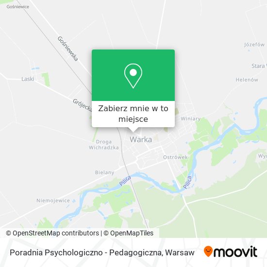 Mapa Poradnia Psychologiczno - Pedagogiczna