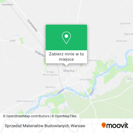 Mapa Sprzedaż Materiałów Budowlanych