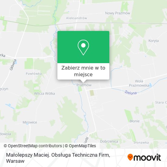 Mapa Małolepszy Maciej. Obsługa Techniczna Firm