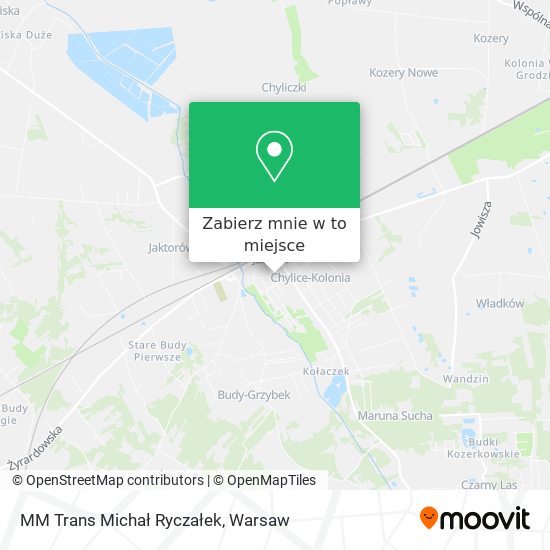 Mapa MM Trans Michał Ryczałek