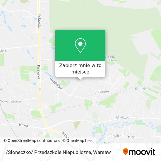 Mapa /Słoneczko/ Przedszkole Niepubliczne