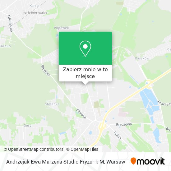 Mapa Andrzejak Ewa Marzena Studio Fryzur k M