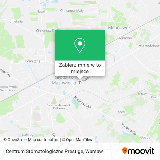 Mapa Centrum Stomatologiczne Prestige