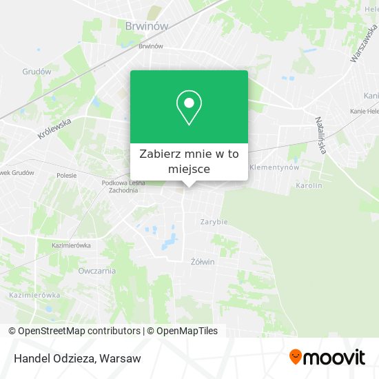 Mapa Handel Odzieza