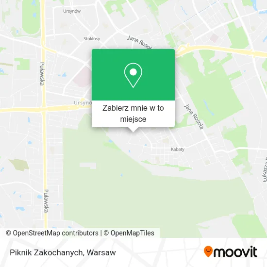 Mapa Piknik Zakochanych