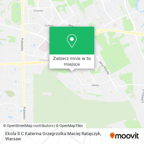 Mapa Ekola S C Katerina Grzegrzolka Maciej Ratajczyk