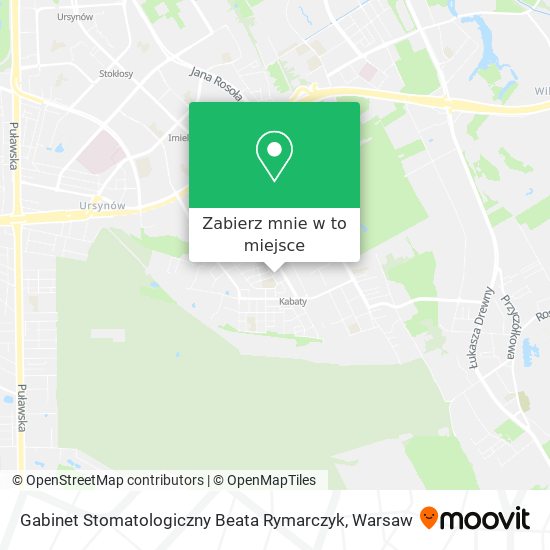 Mapa Gabinet Stomatologiczny Beata Rymarczyk