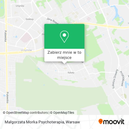 Mapa Małgorzata Morka Psychoterapia