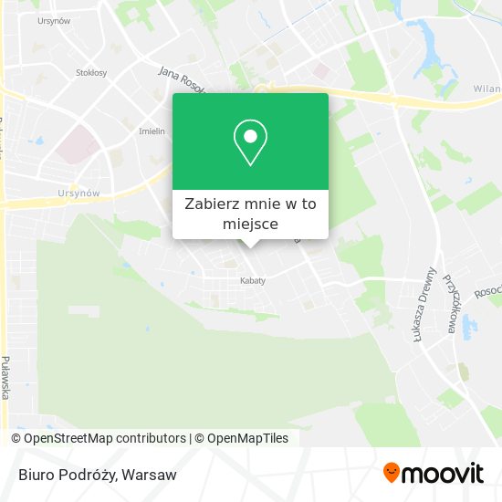 Mapa Biuro Podróży