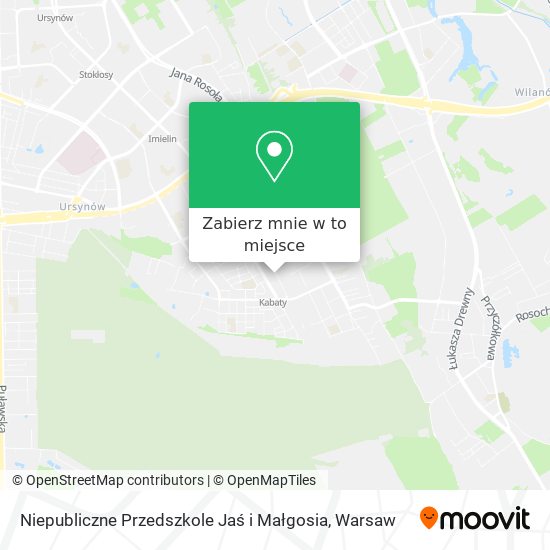 Mapa Niepubliczne Przedszkole Jaś i Małgosia