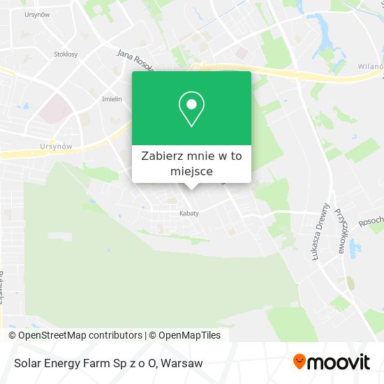 Mapa Solar Energy Farm Sp z o O